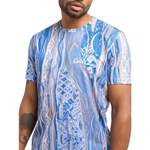 T-Shirt von carlo colucci, in der Farbe Blau, aus Baumwolle, andere Perspektive, Vorschaubild