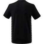 T-Shirt von erima, in der Farbe Schwarz, aus Baumwolle, andere Perspektive, Vorschaubild