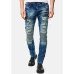 Slim Fit Jeans von Rusty Neal, in der Farbe Blau, Vorschaubild