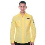 Herrenhemd von FIOCEO, in der Farbe Gelb, andere Perspektive, Vorschaubild