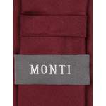 Krawatte von Monti, in der Farbe Rot, aus Seide, andere Perspektive, Vorschaubild