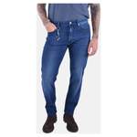 Slim Fit Jeans von PAUL & SHARK, in der Farbe Blau, aus Baumwolle, andere Perspektive, Vorschaubild