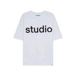T-Shirt von Studio Seidensticker, in der Farbe Weiss, aus Baumwolle, Vorschaubild