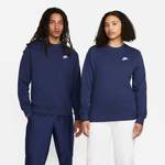 Fleecepullover von Nike Sportswear, in der Farbe Blau, aus Naturfaser, andere Perspektive, Vorschaubild