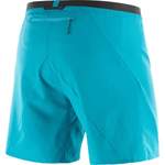 Sportshorts von Salomon, in der Farbe Blau, aus Polyester, andere Perspektive, Vorschaubild