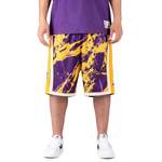 Sportshorts von Mitchell & Ness, in der Farbe Lila, andere Perspektive, Vorschaubild