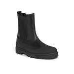 Chelsea-Boot von Calvin Klein, in der Farbe Schwarz, aus Leder, andere Perspektive, Vorschaubild