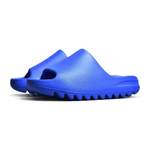 Sandale von Yeezy, in der Farbe Blau, aus Gummi, andere Perspektive, Vorschaubild