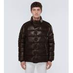 Daunenjacke von Moncler, in der Farbe Braun, aus Polyester, andere Perspektive, Vorschaubild