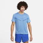 Laufshirt von Nike, in der Farbe Blau, aus Polyester, Vorschaubild