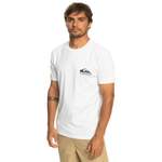 T-Shirt von Quiksilver, in der Farbe Weiss, aus Stoff, andere Perspektive, Vorschaubild