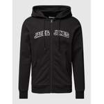 Sweatjacke von jack & jones, in der Farbe Schwarz, aus Polyester, Vorschaubild