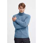 Rollkragenpullover von casual friday, in der Farbe Blau, aus Wolle, Vorschaubild