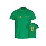 T-Shirt von multifanshop, in der Farbe Grün, andere Perspektive, Vorschaubild