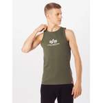 Tanktop von alpha industries, in der Farbe Weiss, aus Baumwolle, andere Perspektive, Vorschaubild