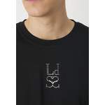 T-Shirt von Ludovic de Saint Sernin, in der Farbe Schwarz, andere Perspektive, Vorschaubild