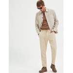 Chinohose von Selected Homme, in der Farbe Beige, aus Baumwolle, andere Perspektive, Vorschaubild