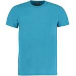 T-Shirt von Kustom Kit, in der Farbe Blau, andere Perspektive, Vorschaubild