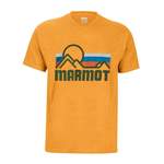 T-Shirt von Marmot, in der Farbe Gelb, andere Perspektive, Vorschaubild