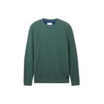 V-Pullover von Tom Tailor, in der Farbe Grün, aus Baumwolle, andere Perspektive, Vorschaubild