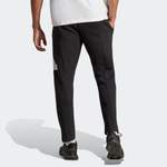 Herren-Sporthosen von Adidas Sportswear, in der Farbe Schwarz, aus Polyester, andere Perspektive, Vorschaubild