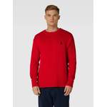 Herren-Pullover von Tommy Hilfiger, in der Farbe Rot, aus Baumwolle, andere Perspektive, Vorschaubild