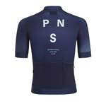 Fahrradtrikot von Pas Normal Studios, in der Farbe Blau, aus Polyester, andere Perspektive, Vorschaubild