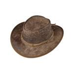 Cowboyhut von Scippis, in der Farbe Braun, aus Leder, andere Perspektive, Vorschaubild