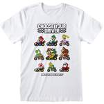 T-Shirt von Super Mario, in der Farbe Weiss, andere Perspektive, Vorschaubild