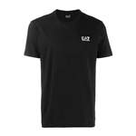 T-Shirt von Emporio Armani EA7, in der Farbe Schwarz, aus Baumwolle, Vorschaubild