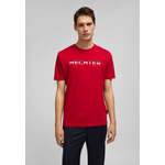 T-Shirt von HECHTER PARIS, in der Farbe Rot, aus Baumwolle, andere Perspektive, Vorschaubild