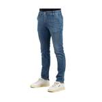 Slim Fit Jeans von Jeckerson, in der Farbe Blau, aus Baumwolle, andere Perspektive, Vorschaubild