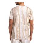 T-Shirt von carlo colucci, in der Farbe Beige, aus Baumwolle, andere Perspektive, Vorschaubild