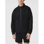 Sweatjacke von ADIDAS SPORTSWEAR, in der Farbe Schwarz, aus Polyester, andere Perspektive, Vorschaubild