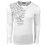 Langarm Shirt von Rusty Neal, in der Farbe Weiss, aus Baumwolle, Vorschaubild