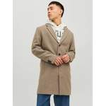 Wollmantel von jack & jones, in der Farbe Beige, aus Polyester, andere Perspektive, Vorschaubild