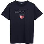 T-Shirt von Gant, in der Farbe Blau, aus Baumwolle, Vorschaubild