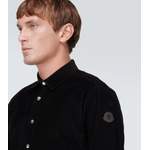 Herrenhemd von Moncler, in der Farbe Schwarz, aus Polyester, andere Perspektive, Vorschaubild