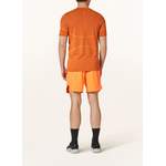 Sportshorts von Under Armour, in der Farbe Orange, aus Polyester, andere Perspektive, Vorschaubild