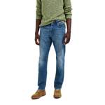 Straight Leg Jeans von Selected Homme, in der Farbe Blau, aus Baumwolle, andere Perspektive, Vorschaubild