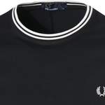 T-Shirt von Fred Perry, in der Farbe Schwarz, aus Baumwolle, andere Perspektive, Vorschaubild