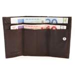 Geldbörse von Excellanc, in der Farbe Braun, aus Echtleder, andere Perspektive, Vorschaubild