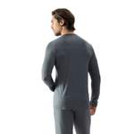 Langarm Shirt von mey, in der Farbe Grau, aus Elasthan, andere Perspektive, Vorschaubild