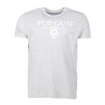 T-Shirt von Top Gun, in der Farbe Grau, aus Baumwolle, Vorschaubild