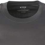 T-Shirt von Eton, in der Farbe Grau, aus Baumwolle, andere Perspektive, Vorschaubild