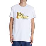 T-Shirt von DC Shoes, in der Farbe Weiss, aus Baumwolle, andere Perspektive, Vorschaubild