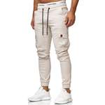 Straight Leg Jeans von OneRedox, in der Farbe Weiss, andere Perspektive, Vorschaubild