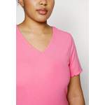 T-Shirt von ONLY Carmakoma, in der Farbe Rosa, andere Perspektive, Vorschaubild