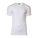 T-Shirt von Emporio Armani, in der Farbe Weiss, aus Baumwolle, andere Perspektive, Vorschaubild