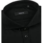 Herrenhemd von DESOTO, in der Farbe Schwarz, aus Jersey, andere Perspektive, Vorschaubild